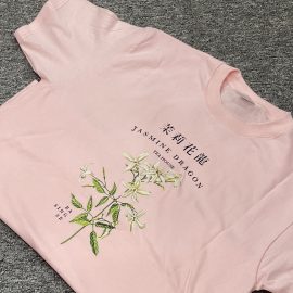 Tea Flower Safe Pink Heavy Normal T-shirt